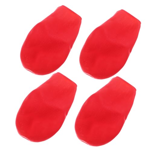 PEPLAYTAL 4 Stück Teiliges Wasserfeste Hundeschuhe mit Rutschfester Sohle Strapazierfähige Pfotenschutz Regenschuhe für Hunde Outdoor Schutz für Pfoten Rot PEPLAYTAL 4 Stück Teiliges Wasserfeste Hundeschuhe mit Rutschfester Sohle Strapazierfähige Pfotenschutz Regenschuhe für Hunde Outdoor Schutz für Pfoten Rot von PEPLAYTAL