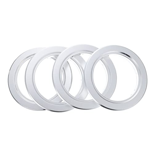 PEPLAYTAL 4Er-Box Anti- für Zuchtbox Loch Zubehör Verschachtelung Vogelzuchtbox Vogelzucht Schutzring Nestring für Vögel Vogelnest Anti-Biss-Ring Aluminium Silver von PEPLAYTAL