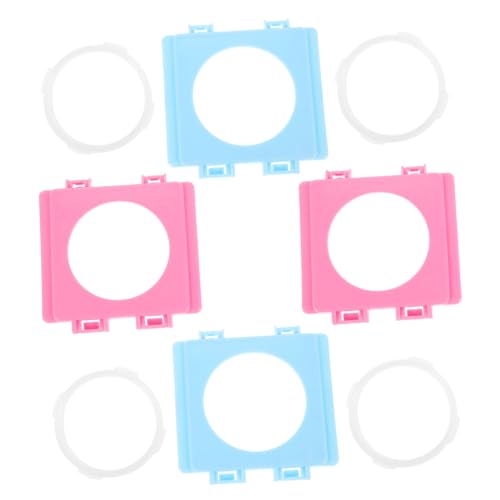PEPLAYTAL 4Stücke Hamsterkäfig Verbindungsbrett für Käfigtunnel Kompatibel mit Röhren und Zubehör für Hamster Meerschweinchen von PEPLAYTAL