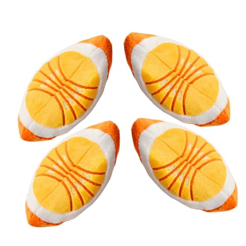 PEPLAYTAL 4Stücke Plüschhund Interaktives Kauspielzeug Für Molar Orange Und Sicheres Pet Plüschspielzeug Für Welpen Und Kleine PEPLAYTAL 4Stücke Plüschhund Interaktives Kauspielzeug Für Molar Orange Und Sicheres Pet Plüschspielzeug Für Welpen Und Kleine von PEPLAYTAL