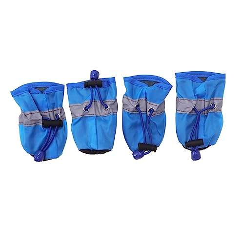 PEPLAYTAL 4Stücke rutschfeste Hundeschuhe für Kleine Hunde Wetterfeste Regen und Schneestiefel mit Rutsch Sohle für Outdoor Aktivitäten und Schützende Pfotenschutzsocken PEPLAYTAL 4Stücke rutschfeste Hundeschuhe für Kleine Hunde Wetterfeste Regen und Schneestiefel mit Rutsch Sohle für Outdoor Aktivitäten und Schützende Pfotenschutzsocken von PEPLAYTAL