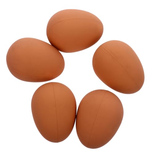 PEPLAYTAL 5 Stück Teiliges Hundespielzeug Simulationseier aus Robustem Gummi Langlebig und Zahnschonend Interaktives Beiß Trainingsspielzeug für Welpen und Kleine bis Mittlere Hunde PEPLAYTAL 5 Stück Teiliges Hundespielzeug Simulationseier aus Robustem Gummi Langlebig und Zahnschonend Interaktives Beiß Trainingsspielzeug für Welpen und Kleine bis Mittlere Hunde von PEPLAYTAL