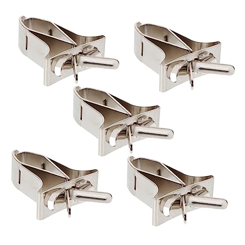 PEPLAYTAL 5Stücke Vogel Lebensmittelklemmen für Papageien Multifunktionale Gemüse und Obsthalter für Vogelkäfige Wiederverwendbar und Langlebig für Gesunde von PEPLAYTAL