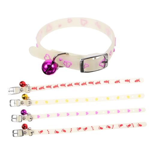 PEPLAYTAL 5st Hundehalsband Mittel Leuchtendes Hundehalsband Kleines Hundehalsband Züchten Balsam Co Halsbandkette Für Haustierkatzen Hund Reflektiert Air-Tag-hundehalsband Welpe Kieselgel PEPLAYTAL 5st Hundehalsband Mittel Leuchtendes Hundehalsband Kleines Hundehalsband Züchten Balsam Co Halsbandkette Für Haustierkatzen Hund Reflektiert Air-Tag-hundehalsband Welpe Kieselgel von PEPLAYTAL