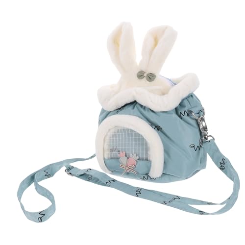 PEPLAYTAL Atmungsaktive Hamster Tragetasche mit Sicherheitsschnalle Weichem Innenfutter und Verstellbarem Schultergurt Praktische Transporttasche für Kleine Haustiere Unterwegs von PEPLAYTAL