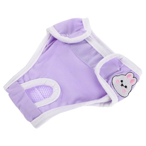 PEPLAYTAL Atmungsaktive Waschbare Hund Menstruationshose für Kleine Rassen Bequeme Saugfähige Pet Diapers für Hündinnen in Hitze Geeignet für Corgi und Kleine Hunde von PEPLAYTAL