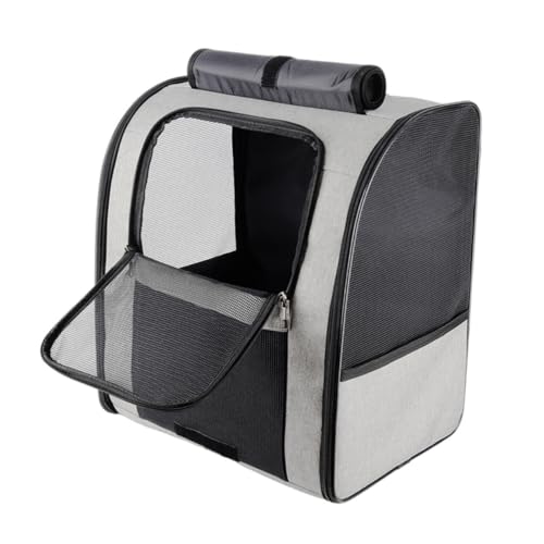 PEPLAYTAL Atmungsaktiver Katzenrucksack Kleine Praktischer Bequemer Haustiertragetasche für Reisen Wandern und Alltag Robuste Leichte Tragetasche für Katzen und Kleine Haustiere PEPLAYTAL Atmungsaktiver Katzenrucksack Kleine Praktischer Bequemer Haustiertragetasche für Reisen Wandern und Alltag Robuste Leichte Tragetasche für Katzen und Kleine Haustiere von PEPLAYTAL
