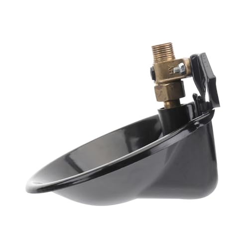 PEPLAYTAL Automatische Wasserschale für Schafe aus Robustem mit Kupferventil Langlebiger Tränkebecken Spender für Rinder Ziegen und Hunde Stabile Wasserstandskontrolle für von PEPLAYTAL