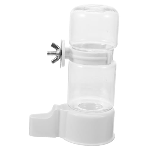 PEPLAYTAL Automatischer Vogelfutterspender aus Robustem Kunststoff Langlebiger Wiederverwendbarer Wasserspender für Vögel und Papageien Sicherer Trinkbrunnen für Käfige Zubehör für von PEPLAYTAL