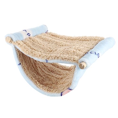 PEPLAYTAL Dekoratives Hamsterbett Bequeme Chinchilla Hängematte Hängende Kuschelhöhle für Kleintiere Atmungsaktive und Warmes Hamsterbett für Hamster und Meerschweinchen von PEPLAYTAL