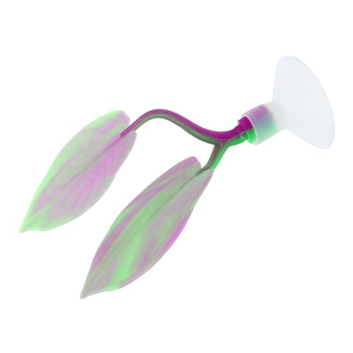 PEPLAYTAL Betta Hängematte aus Blattform und Laichplatz für Betta Fische im Aquarium Doppellagiges Design mit Saugnapf für Zucht und Pflege Pflegeleicht und Komfortabel von PEPLAYTAL