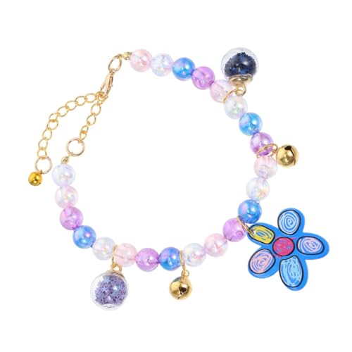 PEPLAYTAL Einstellbarer Katzen und Hundenhalskragen mit Perlenmuster Langlebiges Haustierzubehör Blau mit Blumenmotiv Komfortabel und Stylisch für und Besondere Anlässe PEPLAYTAL Einstellbarer Katzen und Hundenhalskragen mit Perlenmuster Langlebiges Haustierzubehör Blau mit Blumenmotiv Komfortabel und Stylisch für und Besondere Anlässe von PEPLAYTAL