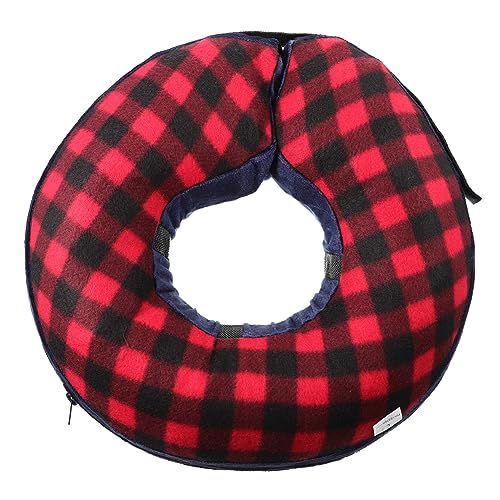 PEPLAYTAL Elisabeth Kragen chirurgischer E-Kragen Mittel Post drinnen Halskrause für Haustiere Schutzkragen für Haustiere Hundehalsband Katzen-Erholungskegel PVC von PEPLAYTAL
