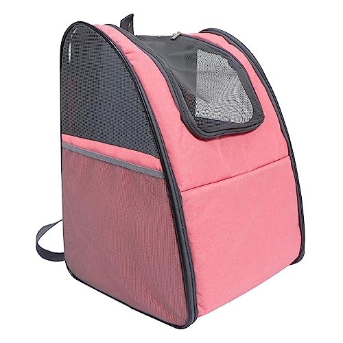 PEPLAYTAL Faltbarer Haustier Rucksack für Katzen und Kleine Atmungsaktive Tragetasche mit Großer Kapazität für Reisen und Ausflüge für Sicheres und Komfortables von PEPLAYTAL