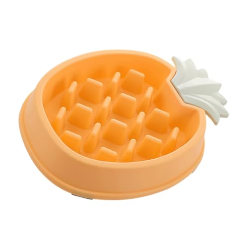 PEPLAYTAL Futter Schüssel Ananasform rutschfeste Langsame Futter Schüssel für Gesundes Essen für Langsames Fressen Große Kapazität Langlebig PEPLAYTAL Futter Schüssel Ananasform rutschfeste Langsame Futter Schüssel für Gesundes Essen für Langsames Fressen Große Kapazität Langlebig von PEPLAYTAL