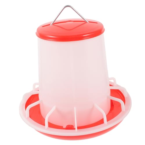 PEPLAYTAL Futtereimer Für Hühner Hühnerfutter Container Wachtel-Feeder Schüssel Trog Futterspender Käfig Geflügel Grübler Küken Leckerchenhalter Für Hühner Füttern Plastik von PEPLAYTAL