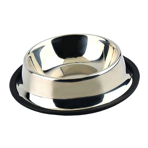 PEPLAYTAL Futternapf aus Edelstahl Haustierfutter Rutschfester Hundenapf Wasser Futterspender Haustiergetränk Schüsseln nass Tiernapf aus Hartmetall Doppelter Hundenapf Katzennapf Silver PEPLAYTAL Futternapf aus Edelstahl Haustierfutter Rutschfester Hundenapf Wasser Futterspender Haustiergetränk Schüsseln nass Tiernapf aus Hartmetall Doppelter Hundenapf Katzennapf Silver von PEPLAYTAL