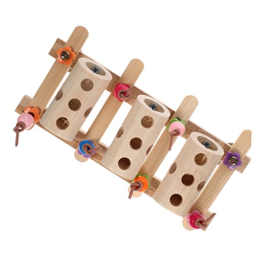 PEPLAYTAL Futterspielzeug für Vögel Kleines Haustier Hängender Futtereimer Fördert Bewegung und Koordination Geeignet für Papageien und Wellensittiche im Käfig von PEPLAYTAL