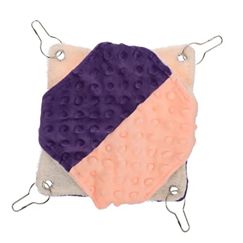 PEPLAYTAL Hängematte für Hamster und Kleintiere Bequeme und Schlafhängematte für Meerschweinchen Chinchillas und Andere Haustiere Kleines Design für Winter zu Befestigen PEPLAYTAL Hängematte für Hamster und Kleintiere Bequeme und Schlafhängematte für Meerschweinchen Chinchillas und Andere Haustiere Kleines Design für Winter zu Befestigen von PEPLAYTAL
