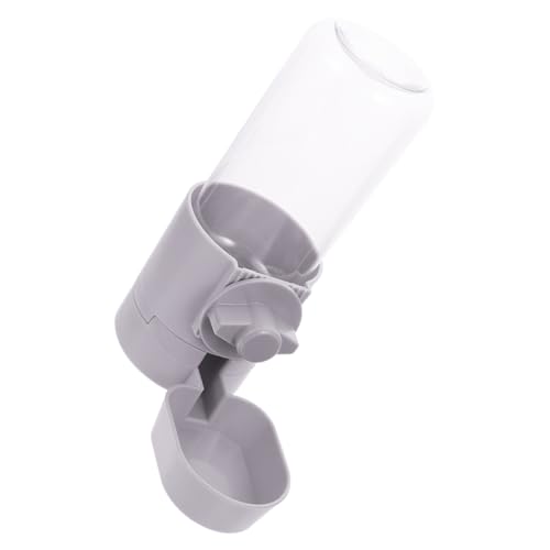 PEPLAYTAL Hängender Haustierwasserspender für Katzen und Automatischer Trinkbehälter mit Abnehmbarem Design Transparente Flasche zur Wasserstandskontrolle für Kleine und Mittelgroße Graue PEPLAYTAL Hängender Haustierwasserspender für Katzen und Automatischer Trinkbehälter mit Abnehmbarem Design Transparente Flasche zur Wasserstandskontrolle für Kleine und Mittelgroße Graue von PEPLAYTAL