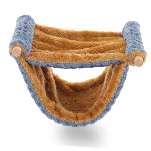 PEPLAYTAL Hängendes Hamsterbett aus Weichem Material Dekorative Hängematte für Kleintiere für Meerschweinchen Zwerghamster und Chinchillas Bequem und Langlebig PEPLAYTAL Hängendes Hamsterbett aus Weichem Material Dekorative Hängematte für Kleintiere für Meerschweinchen Zwerghamster und Chinchillas Bequem und Langlebig von PEPLAYTAL