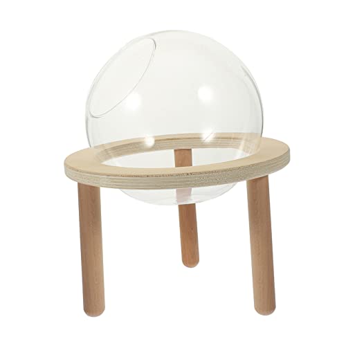 PEPLAYTAL Hamster Badewanne für Kleine Haustiere Transparenter Badbehälter aus Strapazierfähigem Material und Langlebiges Badezimmer für Hamster und Andere Kleintiere von PEPLAYTAL