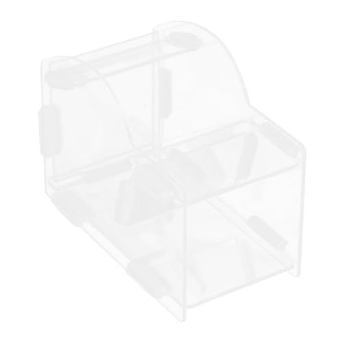 PEPLAYTAL Hamster Food Box Hamster Hamster zubehör automatischer futterspender Kleiner Futternapf für Tiere Futterbehälter für Hamster Acryl Transparent PEPLAYTAL Hamster Food Box Hamster Hamster zubehör automatischer futterspender Kleiner Futternapf für Tiere Futterbehälter für Hamster Acryl Transparent von PEPLAYTAL