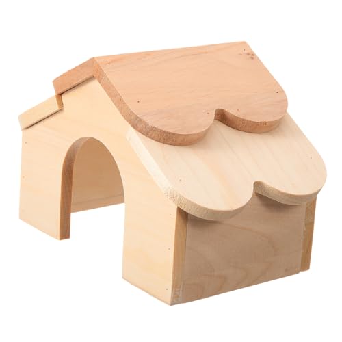 PEPLAYTAL Hamster Holzhaus Kleintier Versteck aus Verschleißfestem Holz Schlaf Spielhaus für Meerschweinchen Hamster und Kleine Nager Robustes Nagetier Versteck für Käfig und Gehege PEPLAYTAL Hamster Holzhaus Kleintier Versteck aus Verschleißfestem Holz Schlaf Spielhaus für Meerschweinchen Hamster und Kleine Nager Robustes Nagetier Versteck für Käfig und Gehege von PEPLAYTAL