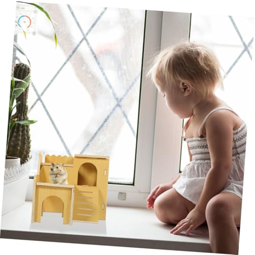PEPLAYTAL Hamster Holzhaus zum Klettern und Verstecken Atmungsaktives Kleintierversteck mit Leiter Natürlicher Holzbau Vielseitiges Hamster Schlafplatz Sicher und Geruchsfrei PEPLAYTAL Hamster Holzhaus zum Klettern und Verstecken Atmungsaktives Kleintierversteck mit Leiter Natürlicher Holzbau Vielseitiges Hamster Schlafplatz Sicher und Geruchsfrei von PEPLAYTAL