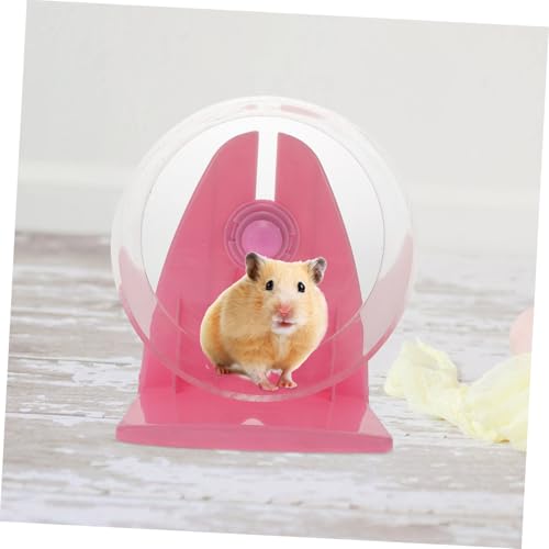 PEPLAYTAL Hamster Laufrad Acryl Transparent mit Ständer Rutschfestes Übungsrad für Zwerghamster Rennmäuse Kleintiere zur Bewegung und Stressabbau PEPLAYTAL Hamster Laufrad Acryl Transparent mit Ständer Rutschfestes Übungsrad für Zwerghamster Rennmäuse Kleintiere zur Bewegung und Stressabbau von PEPLAYTAL