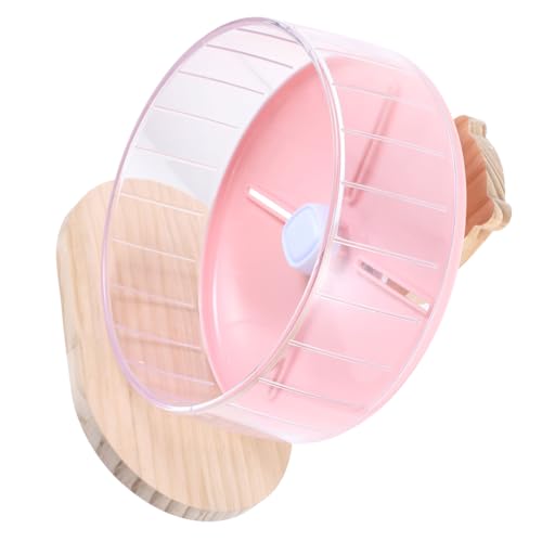 PEPLAYTAL Hamster Laufrad Leise mit Halterung Geräuscharmes Kleintier Rad für Hamster Chinchilla Igel Robustes Haustierspielzeug gegen Langeweile Interaktives Trainingsrad PEPLAYTAL Hamster Laufrad Leise mit Halterung Geräuscharmes Kleintier Rad für Hamster Chinchilla Igel Robustes Haustierspielzeug gegen Langeweile Interaktives Trainingsrad von PEPLAYTAL