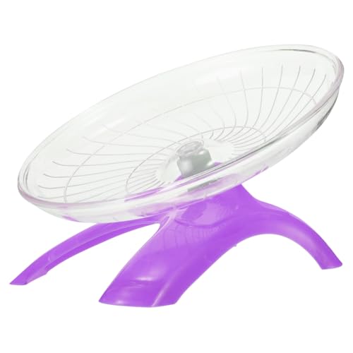 PEPLAYTAL Hamster Laufrad Übungsrad für Zwerghamster und Rennmäuse für Interaktiven Spielspaß und Ruhige Nächte Transparentes für Kleine von PEPLAYTAL