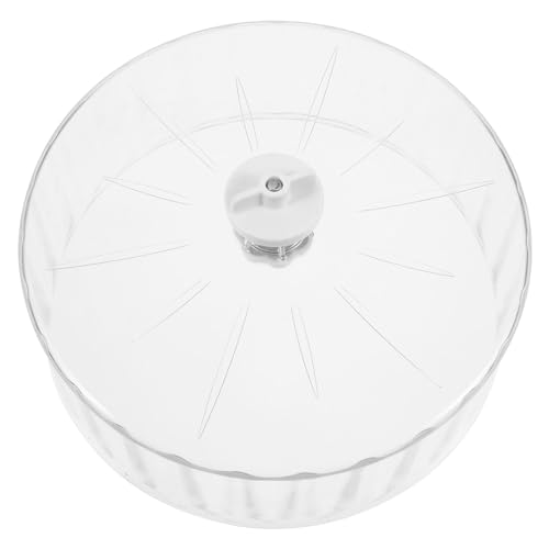 PEPLAYTAL Hamster Laufrad für Kleine Haustiere Geeignet für Hamster Meerschweinchen Chinchillas und Rennmäuse Fördert Bewegung und Langeweile Transparentes Design von PEPLAYTAL