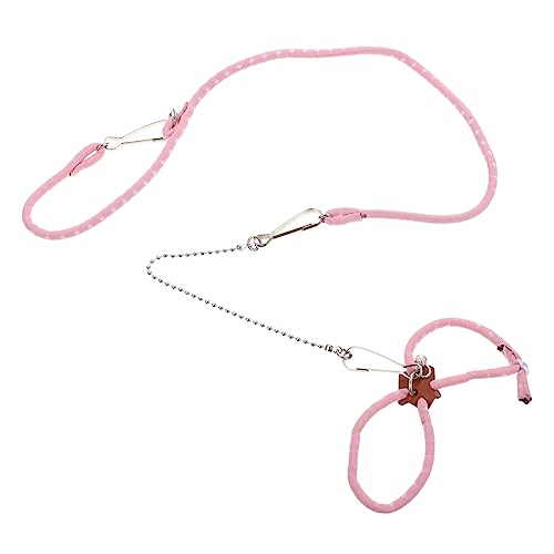 PEPLAYTAL Hamster Leine Geschirr für Kleintiere Einstellbare Atmungsaktive Leine für Outdoor Aktivitäten für Hamster und Andere Kleine Haustiere von PEPLAYTAL