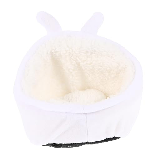 PEPLAYTAL Hamster Nest Aus Plüsch Warmes Tragbares Haustierhaus Für Kleine Gemütliche Schlafhöhle Für Hamster Und Meerschweinchen Sofa von PEPLAYTAL