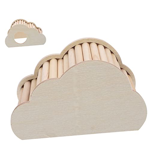 PEPLAYTAL Hamster Nest Versteck für Kleine Haustiere Kletterleiter und Schlafplatz für Hamster und Andere Kleintiere Langlebig und Leicht zu Reinigen von PEPLAYTAL