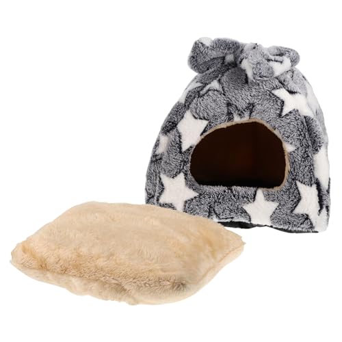 PEPLAYTAL Hamster Nest Warmes Kuschelnest für Kleintiere Rückzugsmöglichkeit für Hamster Meerschweinchen und Chinchillas mit Weichem für Ultimativen und von PEPLAYTAL
