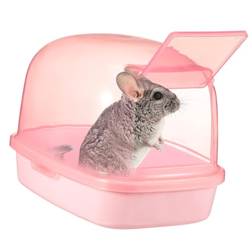 PEPLAYTAL Hamster Sandbad Kunststoff Badewanne für Chinchillas und Rennmäuse Transparent Langlebig und Elegant zu Reinigen für Kleine Haustiere Design PEPLAYTAL Hamster Sandbad Kunststoff Badewanne für Chinchillas und Rennmäuse Transparent Langlebig und Elegant zu Reinigen für Kleine Haustiere Design von PEPLAYTAL