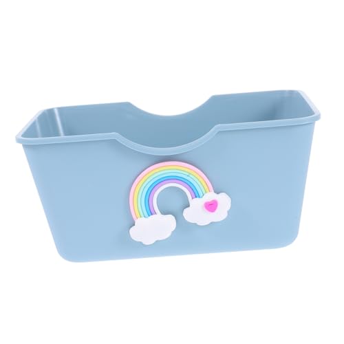 PEPLAYTAL Hamster Toilette Hamster bei Hamster Badewanne Hamster Einrichtung Pet Badewanne Hamster Wohnaccessoires Hamsterwanne Hamster-Schlafmattennest Rennmausoiletten Abs Sky-Blue von PEPLAYTAL