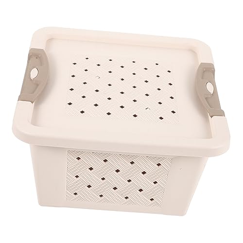 PEPLAYTAL Hamster Transportbox aus Robustem Kunststoff Atmungsaktive Aufbewahrungsbox für Kleintiere Sicherer Tragekäfig für Hamster und Meerschweinchen für Reisen und Ausflüge von PEPLAYTAL