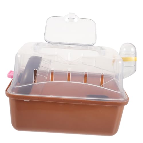PEPLAYTAL Hamster Transportbox für Kleintiere Robuster Käfig mit Deckel für Ausflüge Reisen und Einkäufe für Hamster Mäuse PEPLAYTAL Hamster Transportbox für Kleintiere Robuster Käfig mit Deckel für Ausflüge Reisen und Einkäufe für Hamster Mäuse von PEPLAYTAL