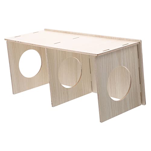 PEPLAYTAL Hamster Versteck aus Holz Hölzerne Hamsterkabine für Käfigdekoration für Meerschweinchen und Kleintiere aus Langlebigem Holz kein Geruch Sicherer Rückzugsort PEPLAYTAL Hamster Versteck aus Holz Hölzerne Hamsterkabine für Käfigdekoration für Meerschweinchen und Kleintiere aus Langlebigem Holz kein Geruch Sicherer Rückzugsort von PEPLAYTAL