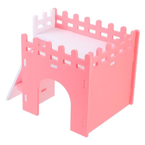 PEPLAYTAL Hamster Versteck aus Massivem Holz Kleines Haus mit Buntem Design Rückzugsort für Hamster Chinchillas und Meerschweinchen Komfortable Schlaf Spielvilla für Kleintiere PEPLAYTAL Hamster Versteck aus Massivem Holz Kleines Haus mit Buntem Design Rückzugsort für Hamster Chinchillas und Meerschweinchen Komfortable Schlaf Spielvilla für Kleintiere von PEPLAYTAL