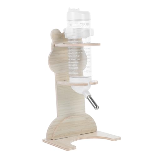PEPLAYTAL Hamster Wasserflasche mit Stabilem Ständer Kompatibel für Kleine Tiere Wie Hamster Chinchilla und Igel aus Elegantem Holz Auslaufsicherer Wasserflaschenhalter für Kleintiertränke PEPLAYTAL Hamster Wasserflasche mit Stabilem Ständer Kompatibel für Kleine Tiere Wie Hamster Chinchilla und Igel aus Elegantem Holz Auslaufsicherer Wasserflaschenhalter für Kleintiertränke von PEPLAYTAL