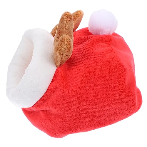 PEPLAYTAL Hamster Winterwarm Kuschelnest für Meerschweinchen Eichhörnchen Chinchilla Kleintier Schlafhaus Ruhiges Versteck für Kleine Haustiere PEPLAYTAL Hamster Winterwarm Kuschelnest für Meerschweinchen Eichhörnchen Chinchilla Kleintier Schlafhaus Ruhiges Versteck für Kleine Haustiere von PEPLAYTAL