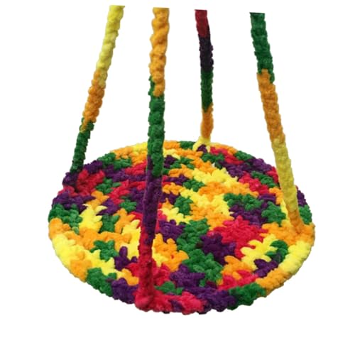 PEPLAYTAL Hamsterhängematte aus Handgewebtem Wollmaterial Gemütliches Nest für Hamster und Kleine Haustiere für Kalte Nächte Zufällige Kuschelig und Warm Perfektes Zubehör von PEPLAYTAL