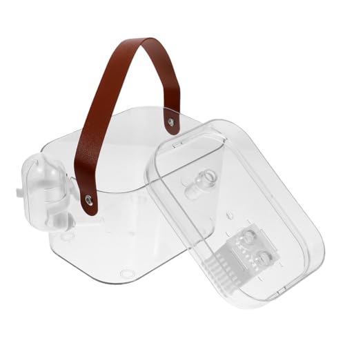 PEPLAYTAL Hamsterkäfig Igel Reiseträger Mäusekäfig Kleiner Haustierträger Zuckergleiterkäfig Hamsterbedarf Hamster-reisekäfig Hamsterträger Für Haustiere Hamster Tragen Käfig Abs von PEPLAYTAL