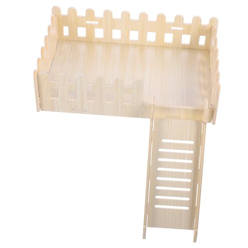 PEPLAYTAL Hamsterplattform aus Stabilem Holz mit Kletterleiter Robust und Verschleißfest Fördert Balance und Bewegung für Hamster und Meerschweinchen im Käfig Vielseitig als Ruhe Spielplatz PEPLAYTAL Hamsterplattform aus Stabilem Holz mit Kletterleiter Robust und Verschleißfest Fördert Balance und Bewegung für Hamster und Meerschweinchen im Käfig Vielseitig als Ruhe Spielplatz von PEPLAYTAL