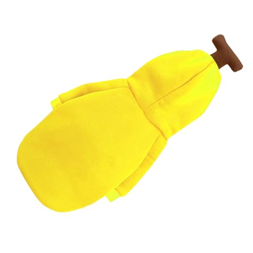 PEPLAYTAL Haustier-Pullover tierkostüme hundemantel Haustieroutfit Dog Jacket Dog Sweater Wärmekostüm für Hunde Kleidung für Obsthunde Winterkleidung für Hunde Hundezubehör Polyester Yellow von PEPLAYTAL