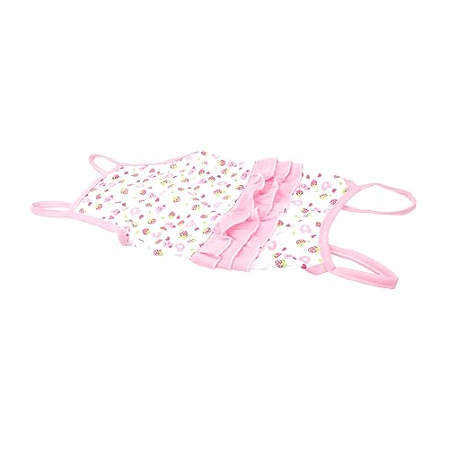 PEPLAYTAL Haustier-Shirts Rock Kleidung Hund klein Größe Baumwoll putztuch Dog Clothes Haustierbedarf Rosa von PEPLAYTAL